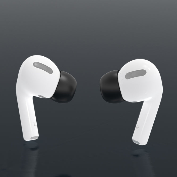 6 Pairs Wireless Earphone Replaceable Silicone Ear Cap Earplugs for AirPods Pro, with Storage Box, Silicone White