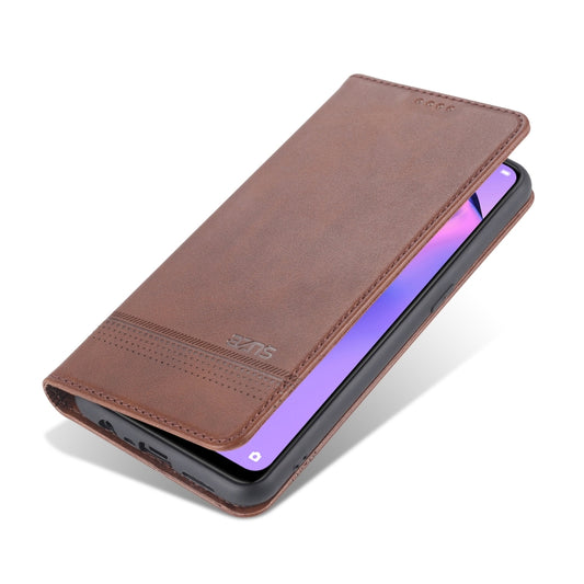 AZNS magnetic flip case with multiple card slot storage for Galaxy S10