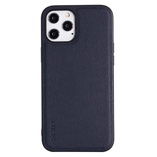 GEBEI leather case back cover detail showing texture and durability