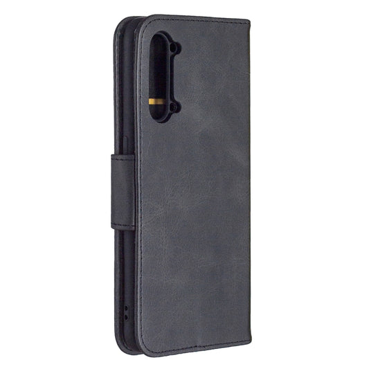 Lambskin textured leather case Galaxy A42 5G interior card slot details