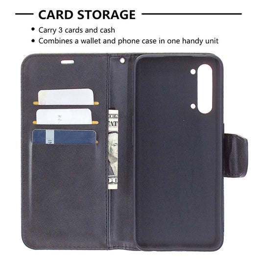 Retro PU leather case Galaxy A42 5G displaying all card slots and storage compartments