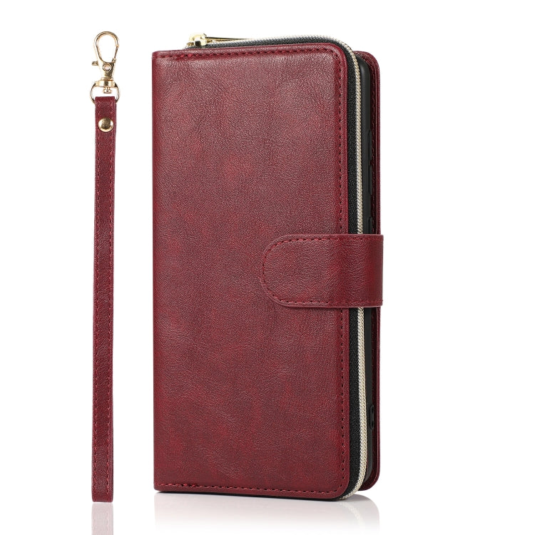 Zipper Wallet Bag Horizontal Flip PU Leather Case with Holder & 9 Card Slots & Wallet & Lanyard & Photo Frame, For Samsung Galaxy A51, For Samsung Galaxy A51 5G, For Samsung Galaxy A70, For Samsung Galaxy A71