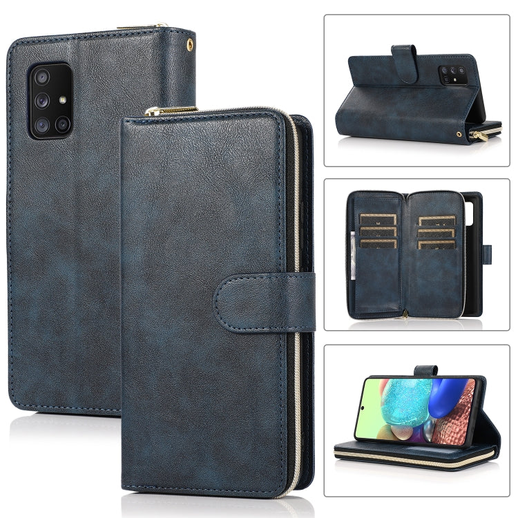 Zipper Wallet Bag Horizontal Flip PU Leather Case with Holder & 9 Card Slots & Wallet & Lanyard & Photo Frame, For Samsung Galaxy A71 5G, For Samsung Galaxy Note10, For Samsung Galaxy Note10+, For Samsung Galaxy Note20