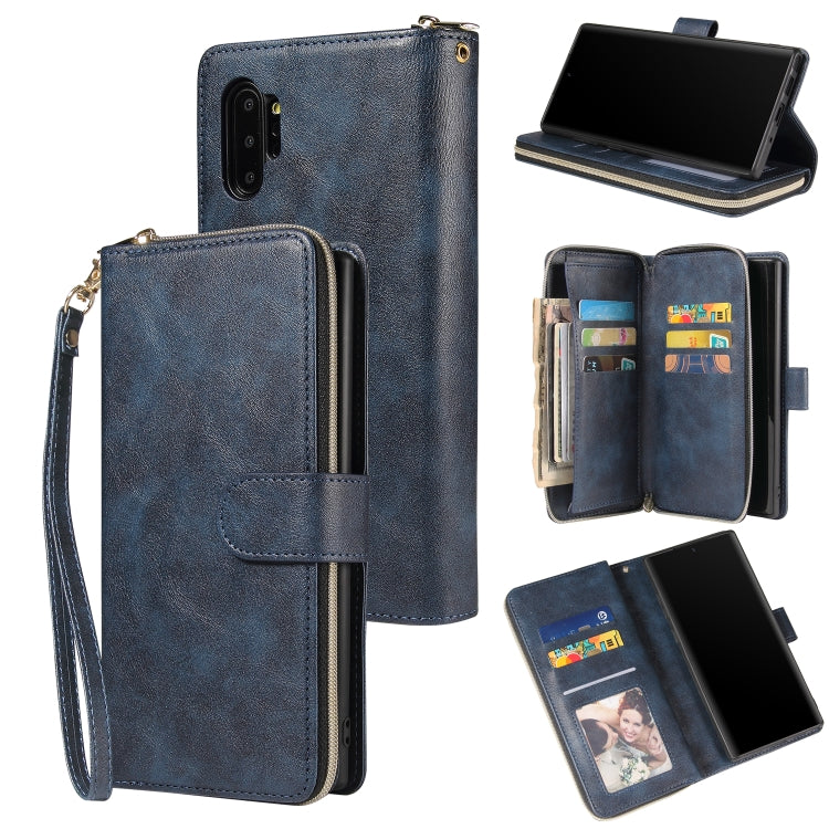 Zipper Wallet Bag Horizontal Flip PU Leather Case with Holder & 9 Card Slots & Wallet & Lanyard & Photo Frame, For Samsung Galaxy A71 5G, For Samsung Galaxy Note10, For Samsung Galaxy Note10+, For Samsung Galaxy Note20