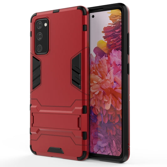 Shockproof PC TPU protective case for Samsung Galaxy S20 FE with invisible holder