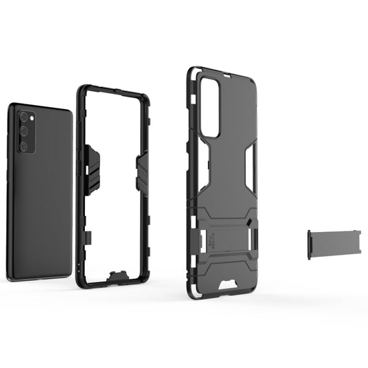 Galaxy S20 FE shockproof case detail highlighting reinforced corner protection