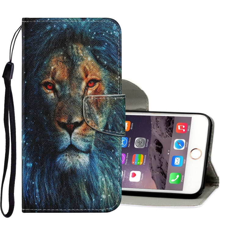 Coloured Drawing Pattern Horizontal Flip PU Leather Case with Holder & Card Slots & Wallet & Lanyard, For iPhone 6 Plus & 6s Plus