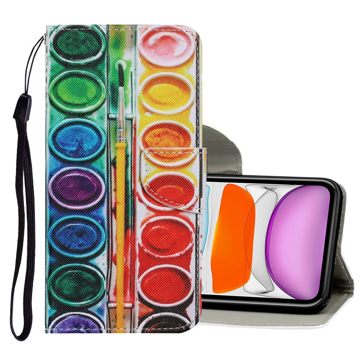 Coloured Drawing Pattern Horizontal Flip PU Leather Case with Holder & Card Slots & Wallet & Lanyard, Series 1