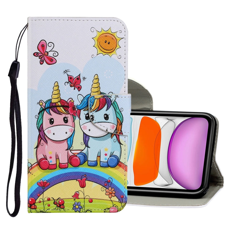 Coloured Drawing Pattern Horizontal Flip PU Leather Case with Holder & Card Slots & Wallet & Lanyard, Series 1