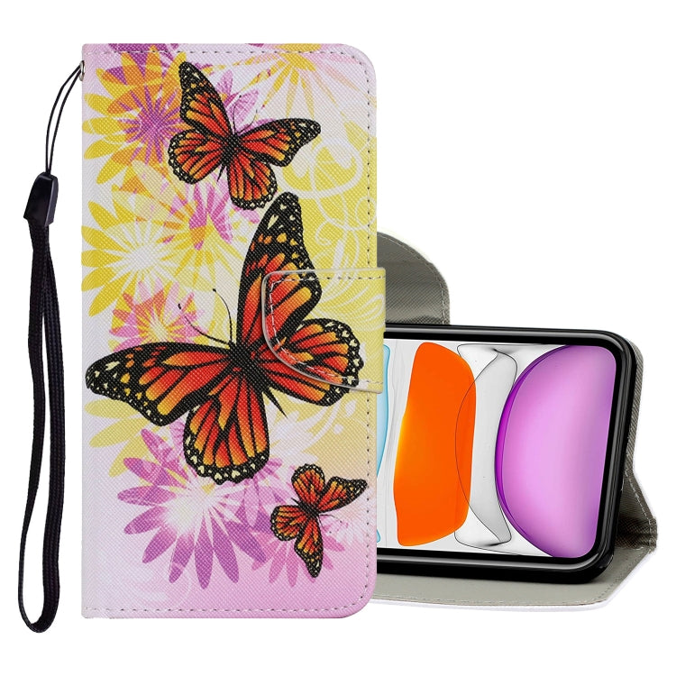 Coloured Drawing Pattern Horizontal Flip PU Leather Case with Holder & Card Slots & Wallet & Lanyard, Series 1