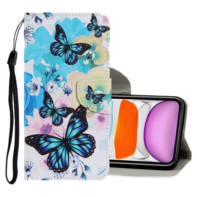 Coloured Drawing Pattern Horizontal Flip PU Leather Case with Holder & Card Slots & Wallet & Lanyard, Series 1