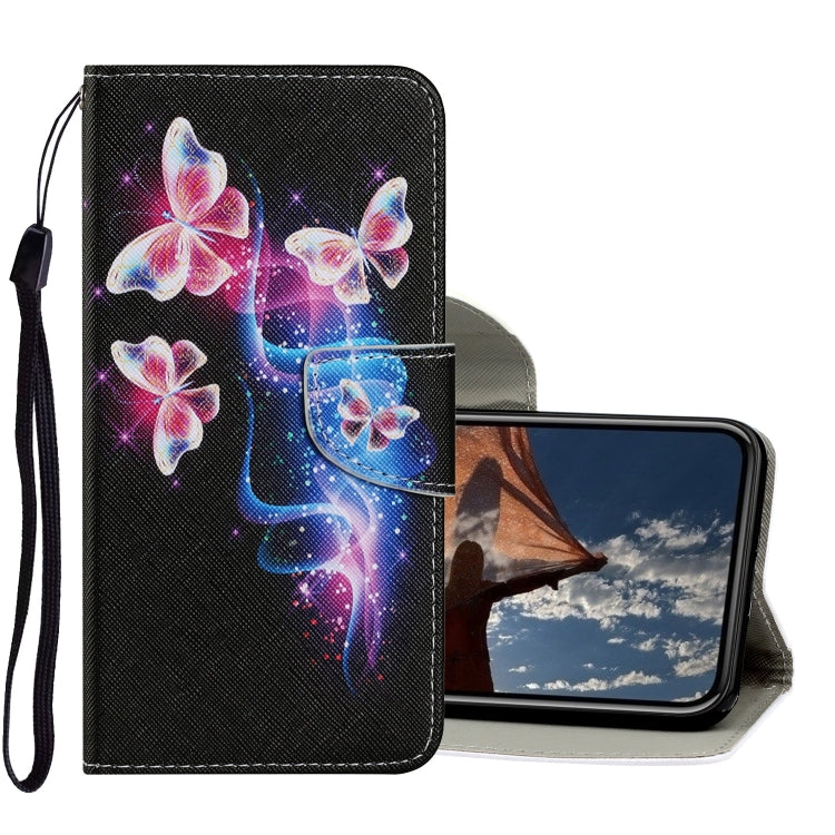 Coloured Drawing Pattern Horizontal Flip PU Leather Case with Holder & Card Slots & Wallet & Lanyard, For iPhone XS Max
