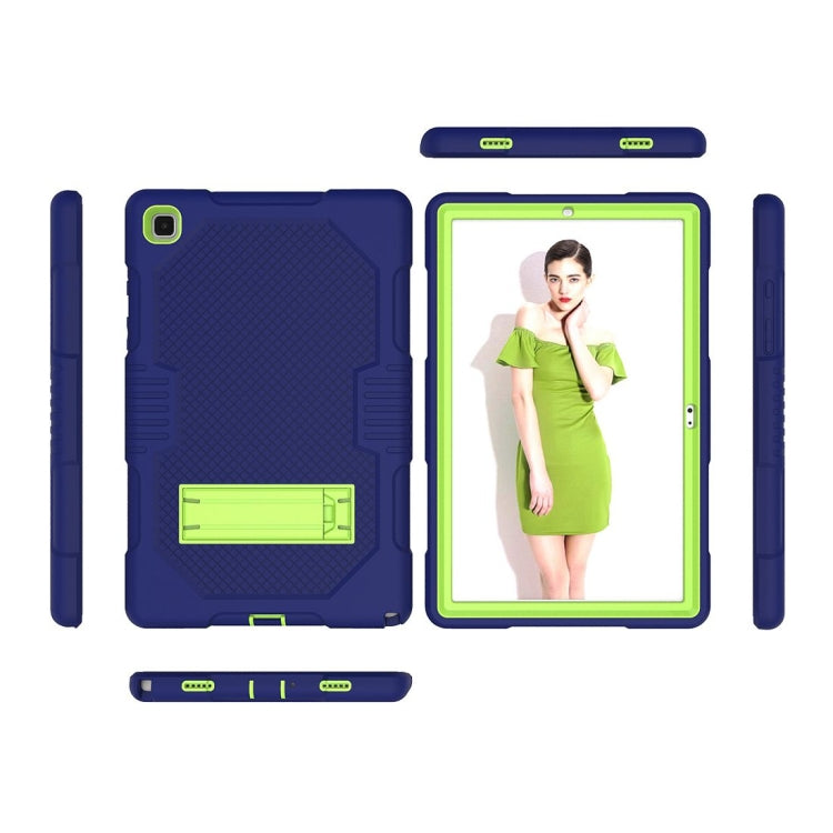 Contrast Color Robot Shockproof Silicon + PC Protective Case with Holder & Pen Slot, For Samsung Galaxy Tab A7 10.4 (2020) T500 / T505