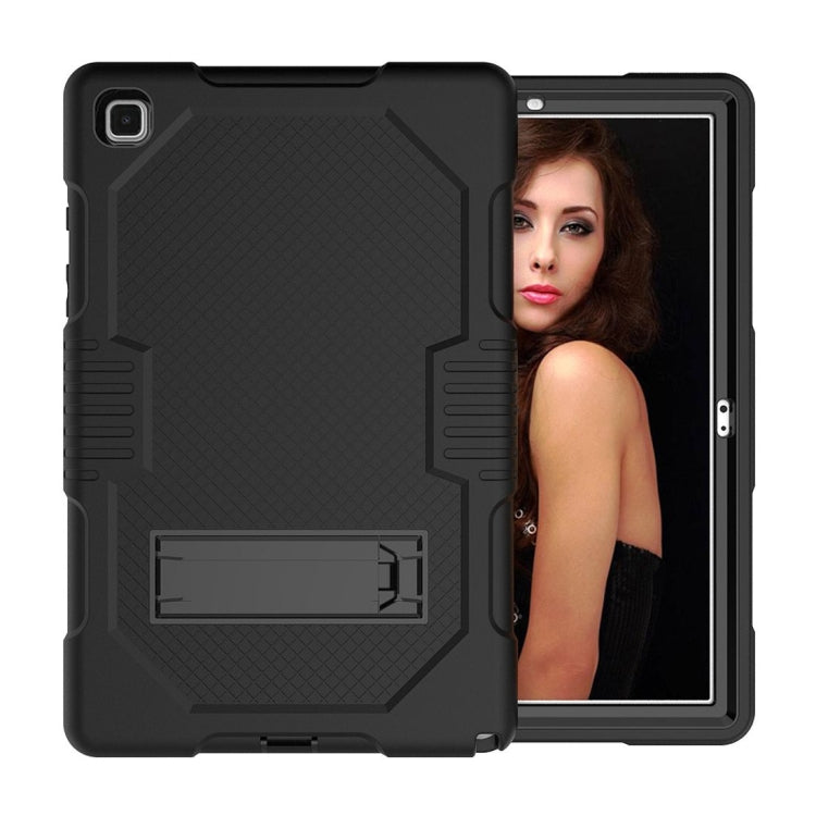 Contrast Color Robot Shockproof Silicon + PC Protective Case with Holder & Pen Slot, For Samsung Galaxy Tab A7 10.4 (2020) T500 / T505