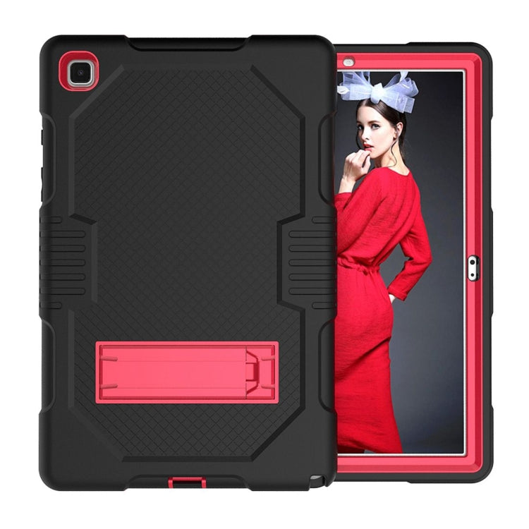 Contrast Color Robot Shockproof Silicon + PC Protective Case with Holder & Pen Slot, For Samsung Galaxy Tab A7 10.4 (2020) T500 / T505