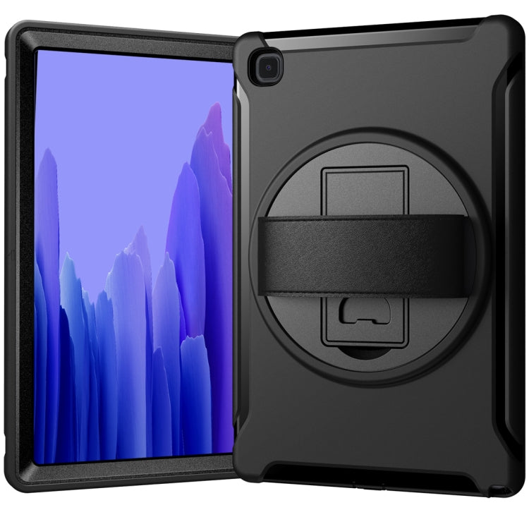 Coque de protection PC + TPU rotative à 360 degrés avec support et dragonne pour Samsung Galaxy Tab A7 10.4 (2020)