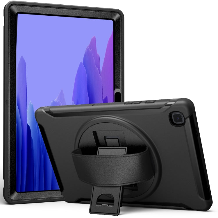 Coque de protection PC + TPU rotative à 360 degrés avec support et dragonne pour Samsung Galaxy Tab A7 10.4 (2020)