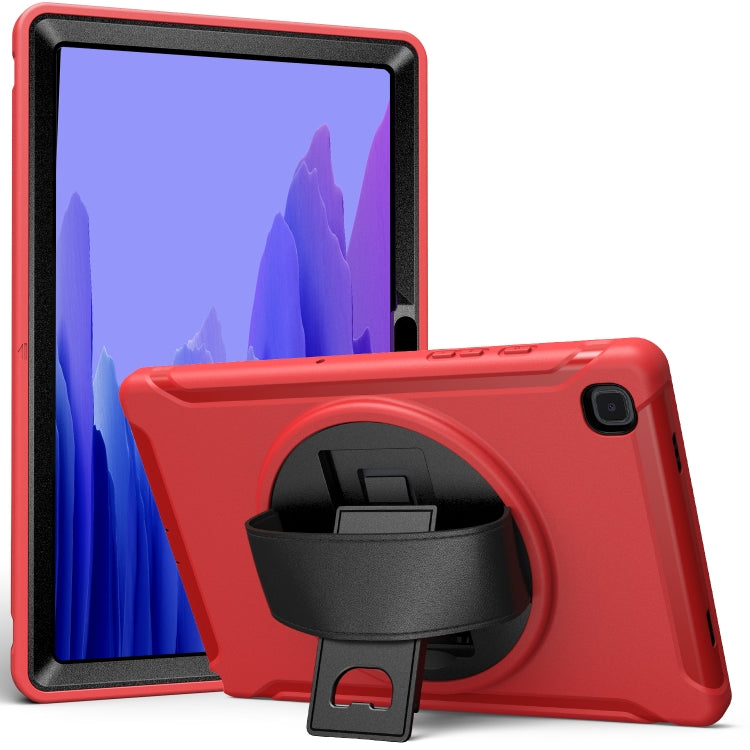 360 Degree Rotation PC + TPU Protective Case with Holder & Hand Strap, For Samsung Galaxy Tab A7 10.4 (2020)