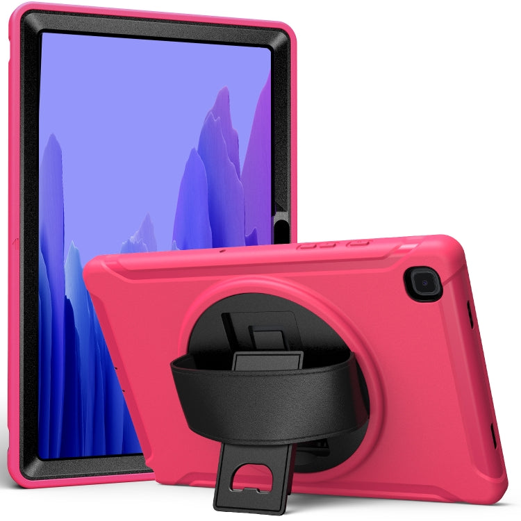 360 Degree Rotation PC + TPU Protective Case with Holder & Hand Strap, For Samsung Galaxy Tab A7 10.4 (2020)