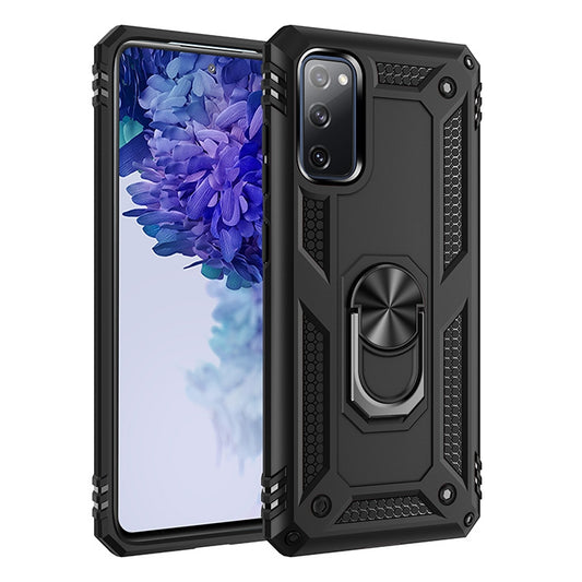 Shockproof TPU PC protective case Samsung Galaxy S20 FE 5G with 360 rotating holder