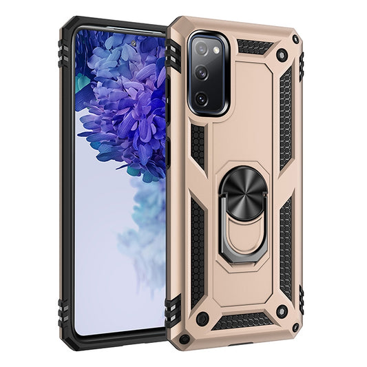 360-degree rotating holder attachment on Galaxy S20 FE case for landscape viewing