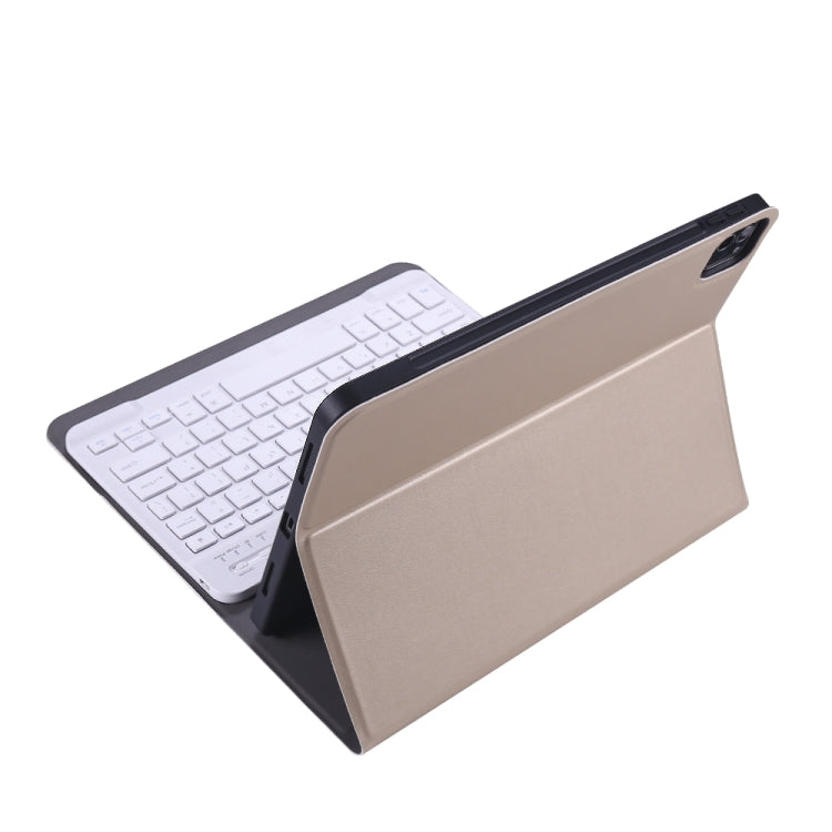 A098B TPU Detachable Ultra-thin Bluetooth Keyboard Protective Case for iPad Air 11 2024 / 2025 / Air 4 10.9 inch 2020, with Stand & Pen Slot, A098B