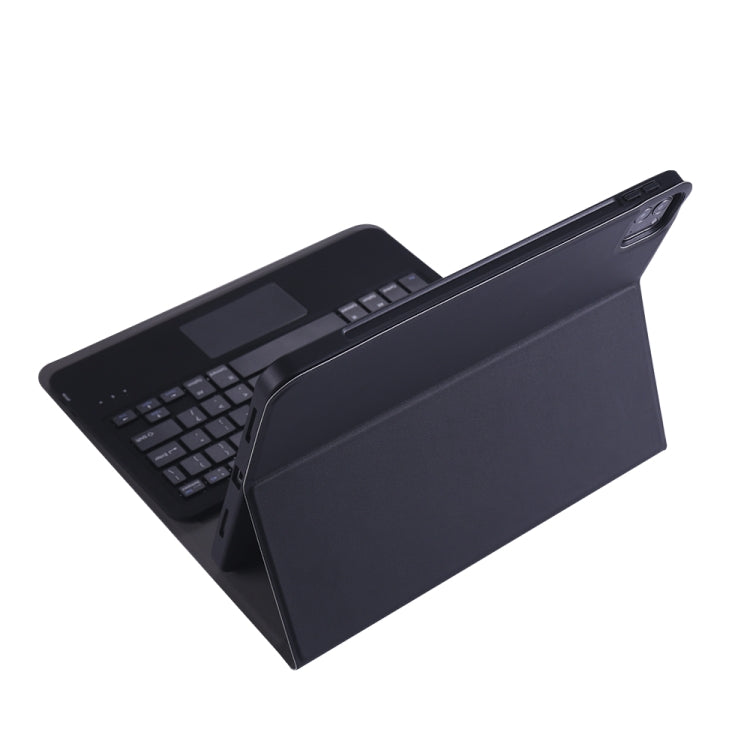 A098B-A Detachable ABS Ultra-thin Bluetooth Keyboard + TPU Protective Case for iPad Air 11 2024 / 2025 / Air 4 10.9 inch 2020, with Stand & Pen Slot & Touch, A098B-A