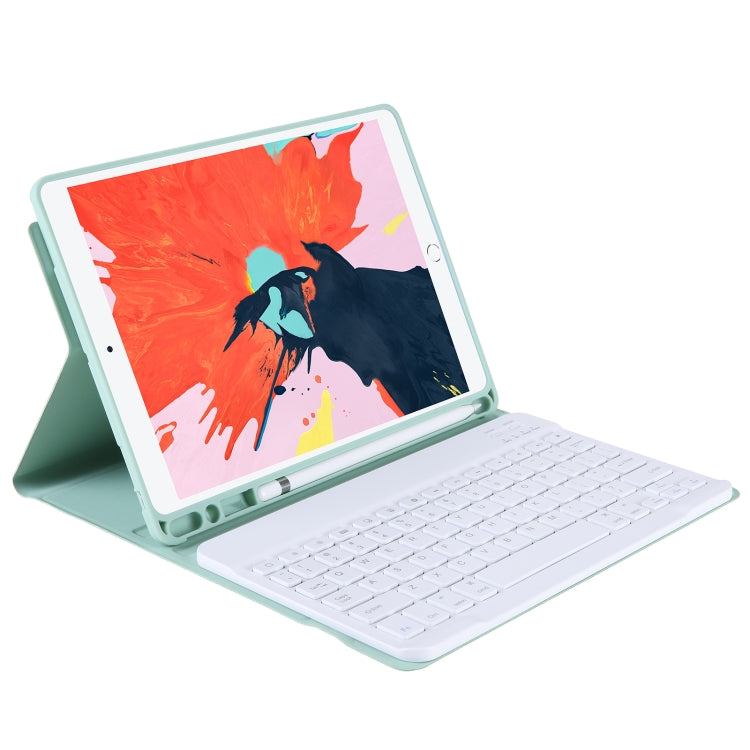 T098B Integrated Ultra-thin Candy Colors Bluetooth Keyboard Protective Case for iPad Air 11 2024 / 2025 / Air 4 10.9 inch 2020, with Stand & Pen Slot, T098B