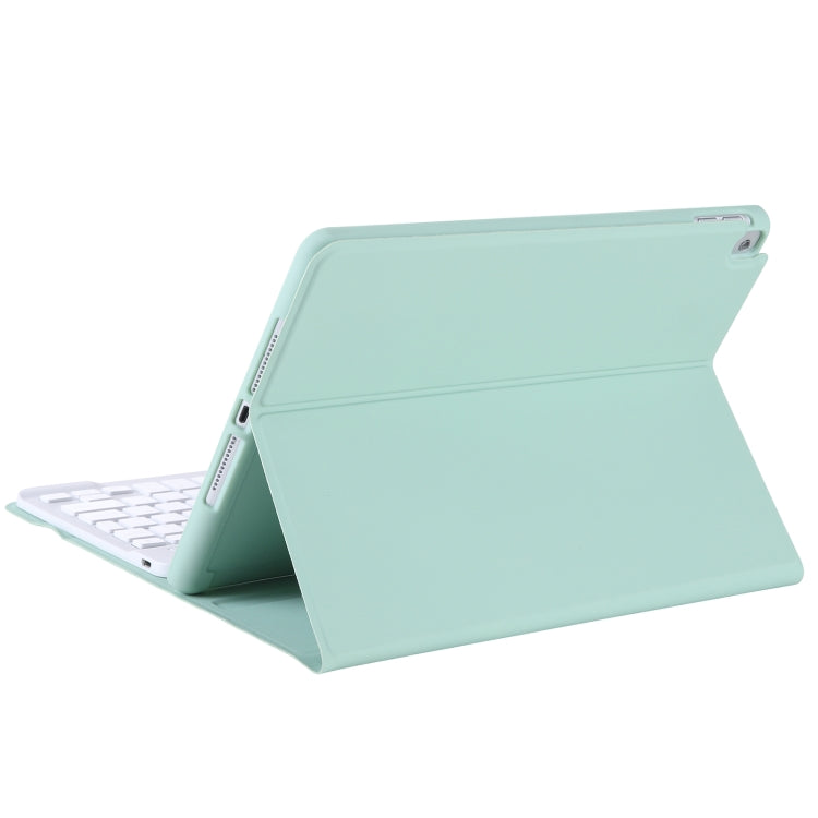 T098B Integrated Ultra-thin Candy Colors Bluetooth Keyboard Protective Case for iPad Air 11 2024 / 2025 / Air 4 10.9 inch 2020, with Stand & Pen Slot, T098B