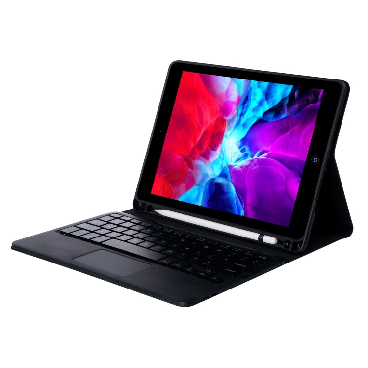 T098B-A Pressed Skin Texture TPU Detachable Candy Colors Bluetooth Keyboard Protective Case for iPad Air 11 2024 / 2025 / Air 4 10.9 inch 2020, with Stand & Pen Slot & Touch, T098B-A