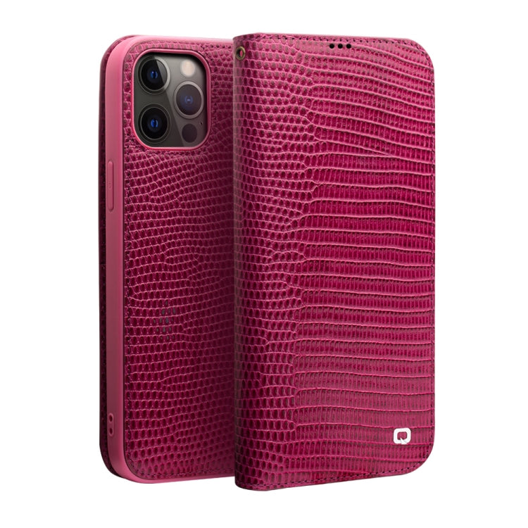 QIALINO Crocodile Texture Horizontal Flip Leather Case with Card Slots & Wallet, For iPhone 12 mini, For iPhone 12 Pro Max
