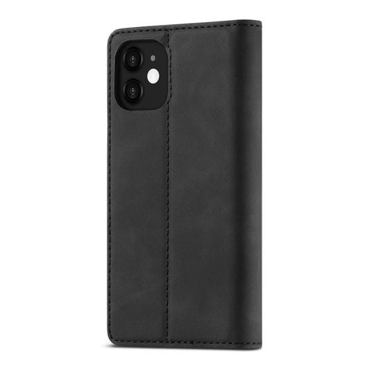 Ultra-thin iPhone 12 Pro magnetic wallet case showing card slot compartments