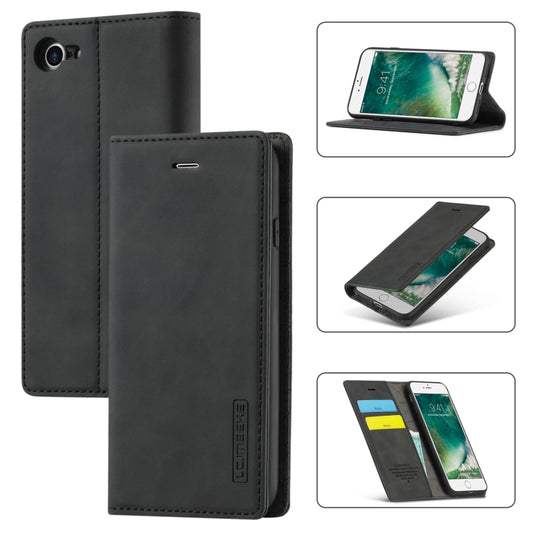 LC.IMEEKE magnetic flip case iPhone SE 2022 2020 8 7 with card slots wallet holder