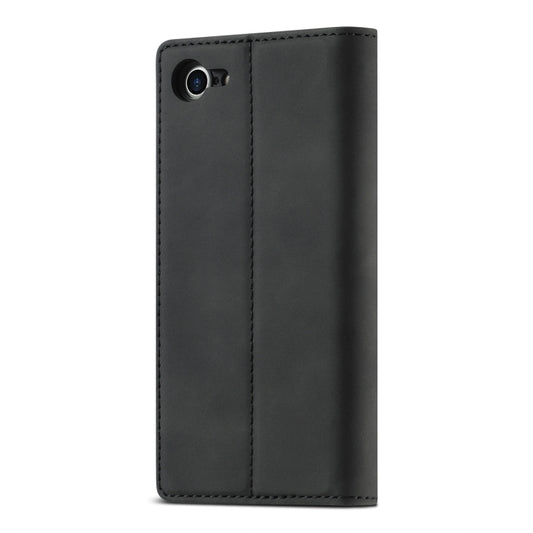 Horizontal flip wallet case displaying card slot compartments and cash storage functionality