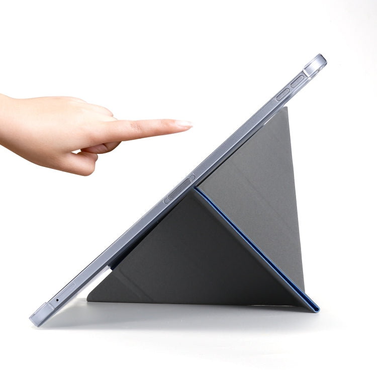 Silk Texture Deformation Flip Leather Case with Three-folding Holder, For iPad Air 11 2024 / Air 2022 / 2020 10.9