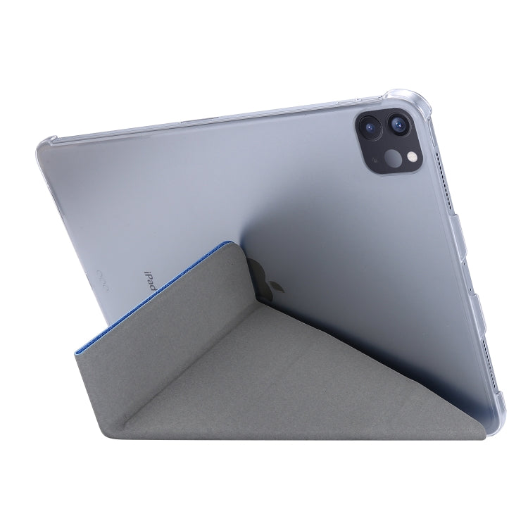 Silk Texture Deformation Flip Leather Case with Three-folding Holder, For iPad Air 11 2024 / Air 2022 / 2020 10.9
