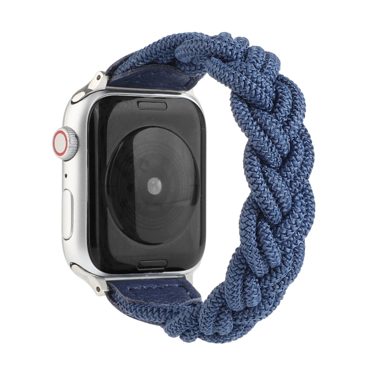 Elastic Woven Watchband For Apple Watch Series 6 & SE & 5 & 4 40mm / 3 & 2 & 1 38mm, 120mm