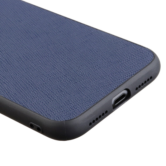 Premium genuine leather iPhone 11 Pro case showcasing textured cross surface