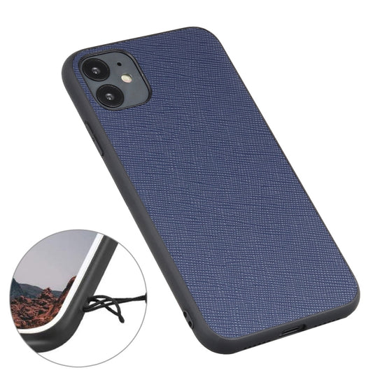 iPhone 11 Pro Hella leather case with protective cross texture grip pattern