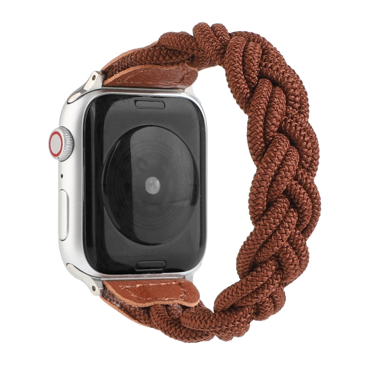 Elastic Woven Watchband For Apple Watch Series 6 & SE & 5 & 4 44mm / 3 & 2 & 1 42mm, 120mm