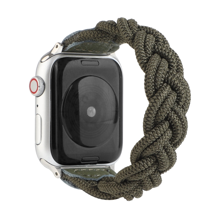 Elastic Woven Watchband For Apple Watch Series 6 & SE & 5 & 4 44mm / 3 & 2 & 1 42mm, 120mm