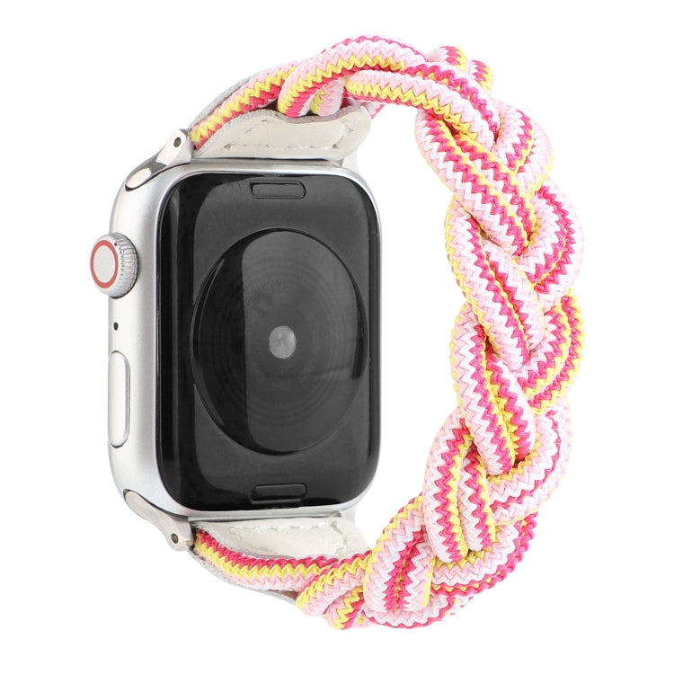 Elastic Woven Watchband For Apple Watch Series 6 & SE & 5 & 4 44mm / 3 & 2 & 1 42mm, 130mm