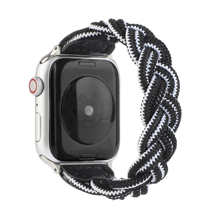 Elastic Woven Watchband For Apple Watch Series 6 & SE & 5 & 4 44mm / 3 & 2 & 1 42mm, 130mm