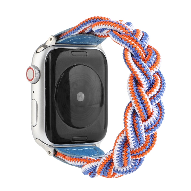 Elastic Woven Watchband For Apple Watch Series 6 & SE & 5 & 4 44mm / 3 & 2 & 1 42mm, 160mm