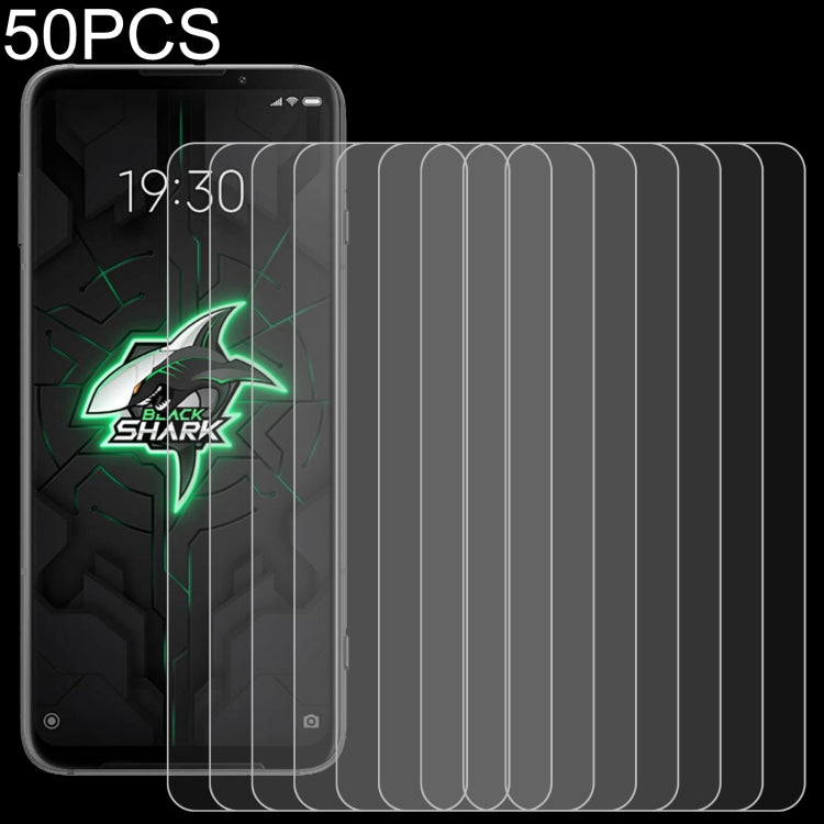 For Motorola Moto G9 Play 50 PCS 0.26mm 9H 2.5D Tempered Glass Film