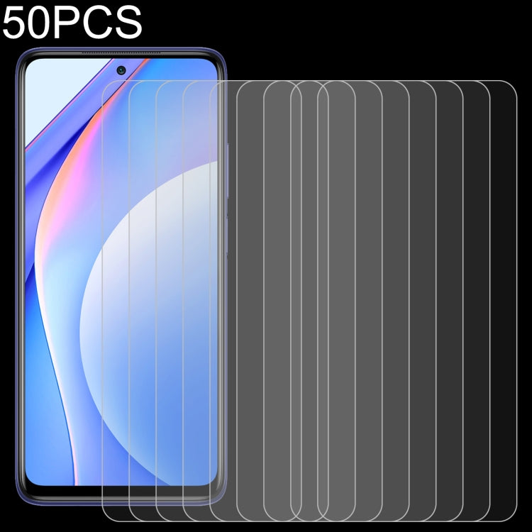 For Motorola Moto G9 Play 50 PCS 0.26mm 9H 2.5D Tempered Glass Film, For Samsung Galaxy A31 (50 PCS), For Xiaomi Black Shark 3 / Black Shark 3S (50 PCS), For Motorola Moto E (2020) (50 PCS), For Huawei P Smart 2020 (50 PCS)