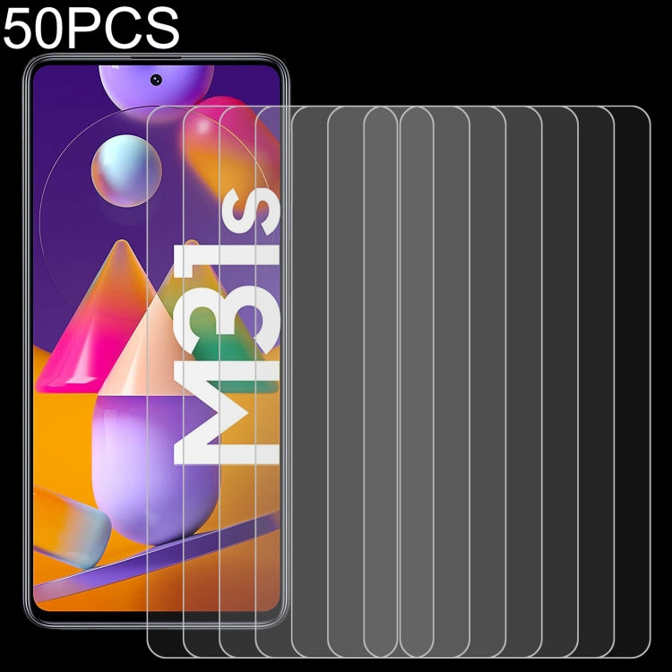 For Motorola Moto G9 Play 50 PCS 0.26mm 9H 2.5D Tempered Glass Film, For Samsung Galaxy A31 (50 PCS), For Xiaomi Black Shark 3 / Black Shark 3S (50 PCS), For Motorola Moto E (2020) (50 PCS), For Huawei P Smart 2020 (50 PCS)