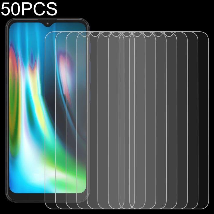 For Motorola Moto G9 Play 50 PCS 0.26mm 9H 2.5D Tempered Glass Film, For Samsung Galaxy A31 (50 PCS), For Xiaomi Black Shark 3 / Black Shark 3S (50 PCS), For Motorola Moto E (2020) (50 PCS), For Huawei P Smart 2020 (50 PCS)