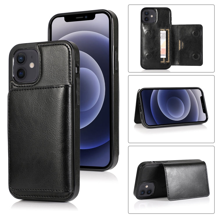 Shockproof PU + TPU Protective Case with Card Slots & Holder