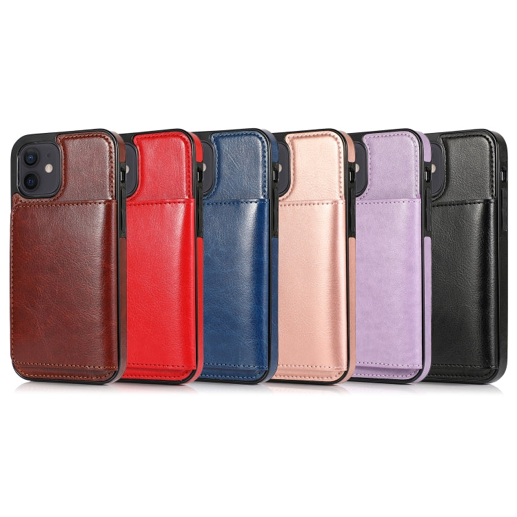 Shockproof PU + TPU Protective Case with Card Slots & Holder